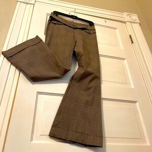 **SOLD !!!!   y2k** hip-slung flare trousers